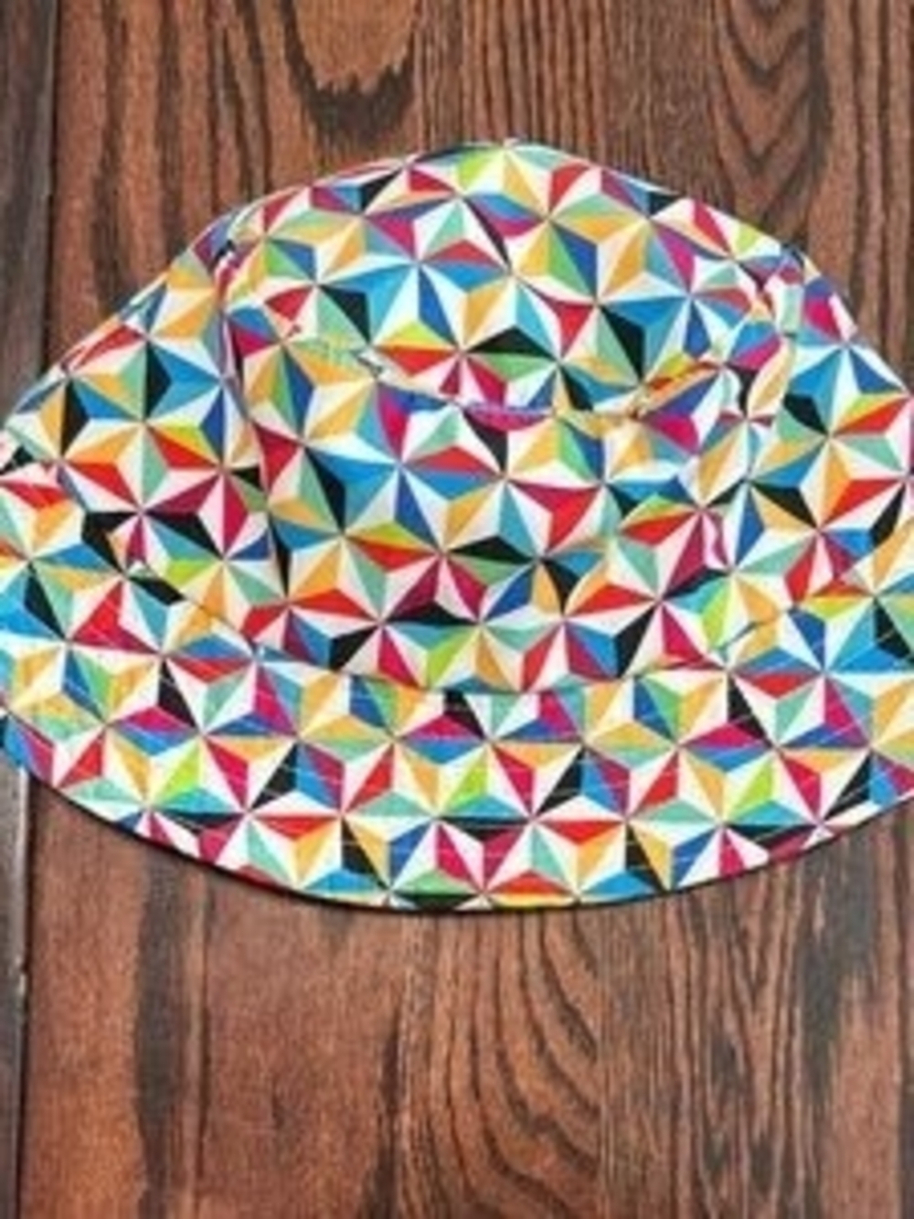 Epcot Multicolor Geometric Bucket Hat